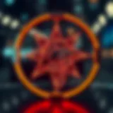 The Futuristic Aidoge Symbol Symbol of Aidoge cryptocurrency with futuristic design