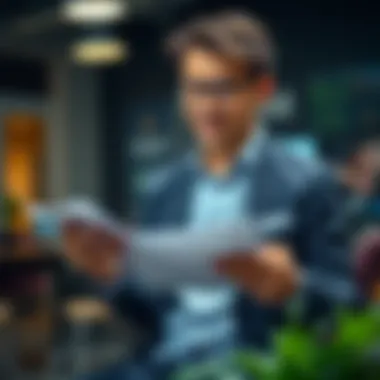 Exploring Aidoge's Business Model for Investors Confident investor reviewing Aidoge's business model