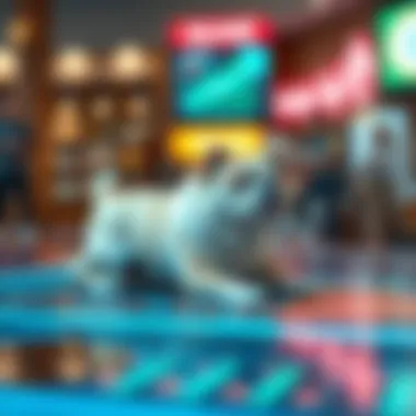 A conceptual chart depicting market trends related to Baby Doge