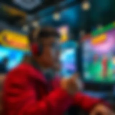 User Experience on BCGame User experience highlights on BCGame with vibrant graphics