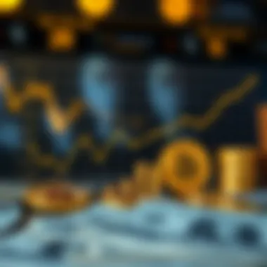 Graph showing the correlation between Bitcoin and USD