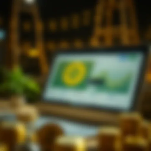 Illustration of Binance Earn features and tools