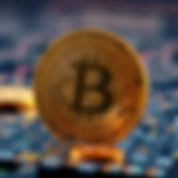 Conceptual illustration of Bitcoin API integration