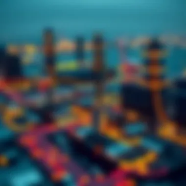 Illustration of blockchain applications across industries