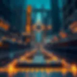 Conceptual representation of blockchain architecture