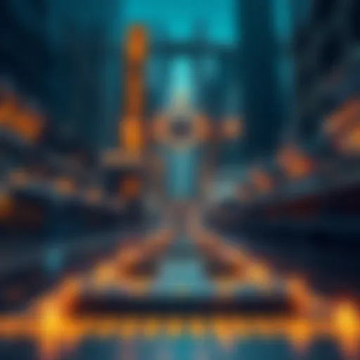 Conceptual representation of blockchain architecture