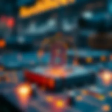 Illustration of blockchain technology integration