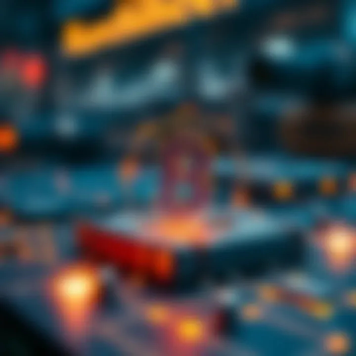 Illustration of blockchain technology integration