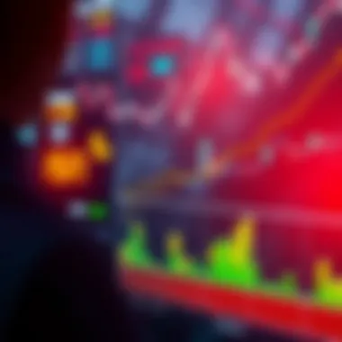 Data analysis showcasing market trends in blockchain technology