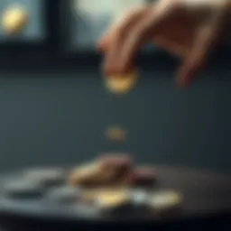 Conceptual representation of coin flipping as a decision-making tool