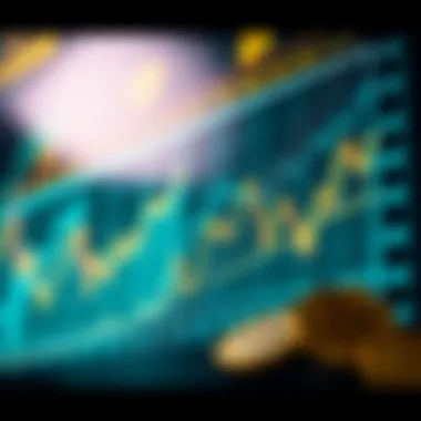 Graph depicting investment trends in cryptocurrency