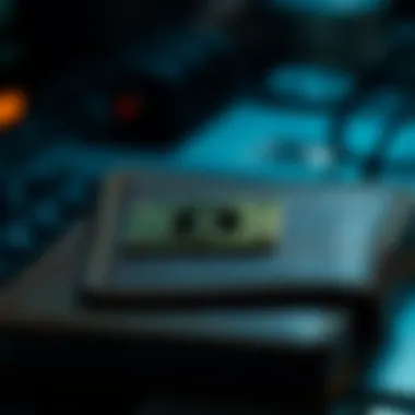 Digital Security Features in Cryptocurrency Wallets Illustration of digital security features in cryptocurrency wallets