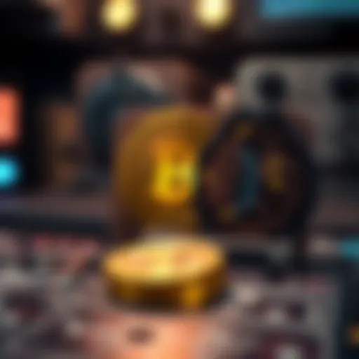 A secure cryptocurrency wallet showcasing advanced technology