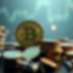Visual representation of cryptocurrency investment strategies