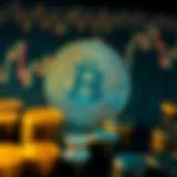 Conceptual representation of cryptocurrency market dynamics