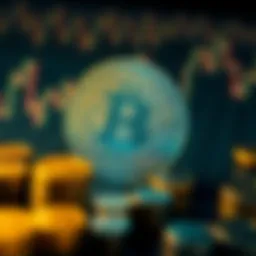 Conceptual representation of cryptocurrency market dynamics