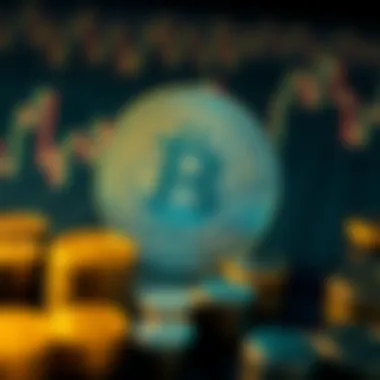 Conceptual representation of cryptocurrency market dynamics