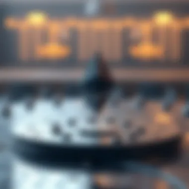 A detailed diagram illustrating the Ethereum blockchain architecture and its components