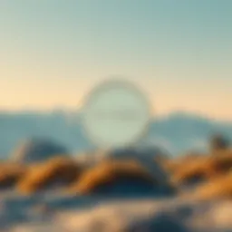 Conceptual representation of the Evigee coin in a digital landscape