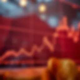 Graph depicting interest rate trends