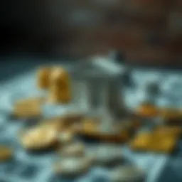 Conceptual illustration of fractional reserve banking