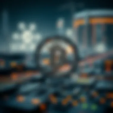 Future Trends in Blockchain: A Vision Forward Futuristic depiction of blockchain advancements and trends