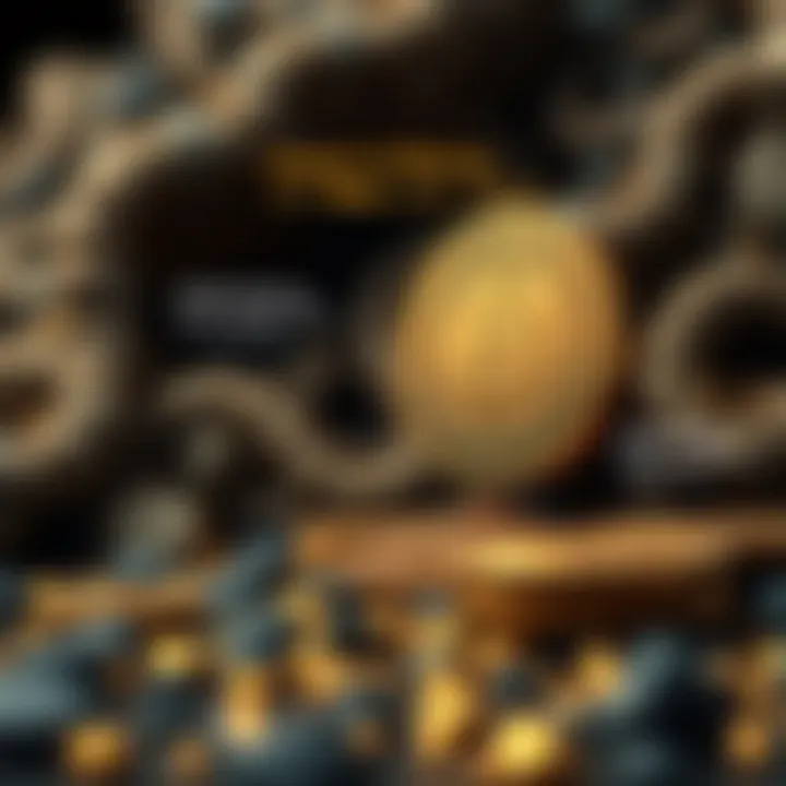 Infographic showing the impact of mining on coin value