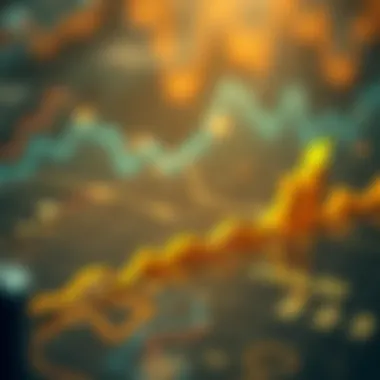 Graph illustrating the efficiency and trust of blockchain technology