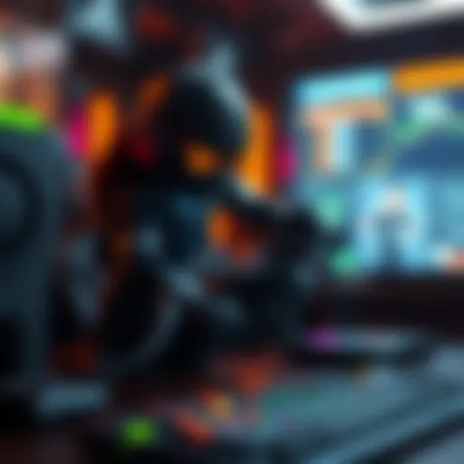 Conceptual representation of NFT in gaming