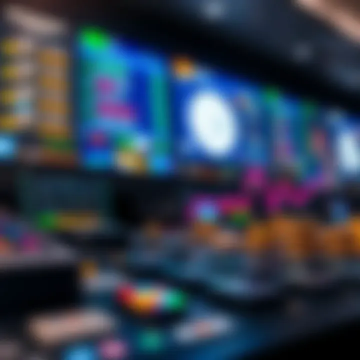 Illustration showcasing the integration of Onramper with various crypto exchanges