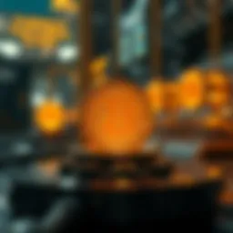 Conceptual illustration of Proof of Work mechanism