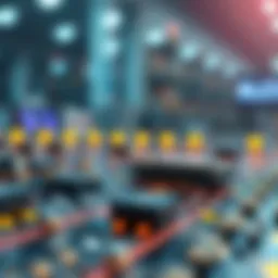 Conceptual illustration of RLC technology in blockchain