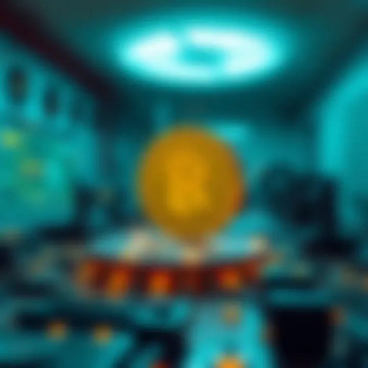 Visual explanation of how Room Network Coin operates