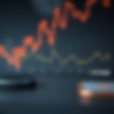 Diagram showing the exchange rate fluctuations of Tether against other cryptocurrencies