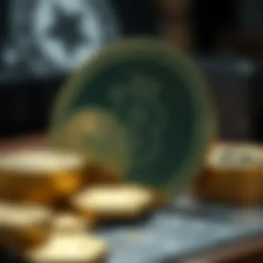 Understanding Token Merge in Cryptocurrency Conceptual representation of token unification in cryptocurrency