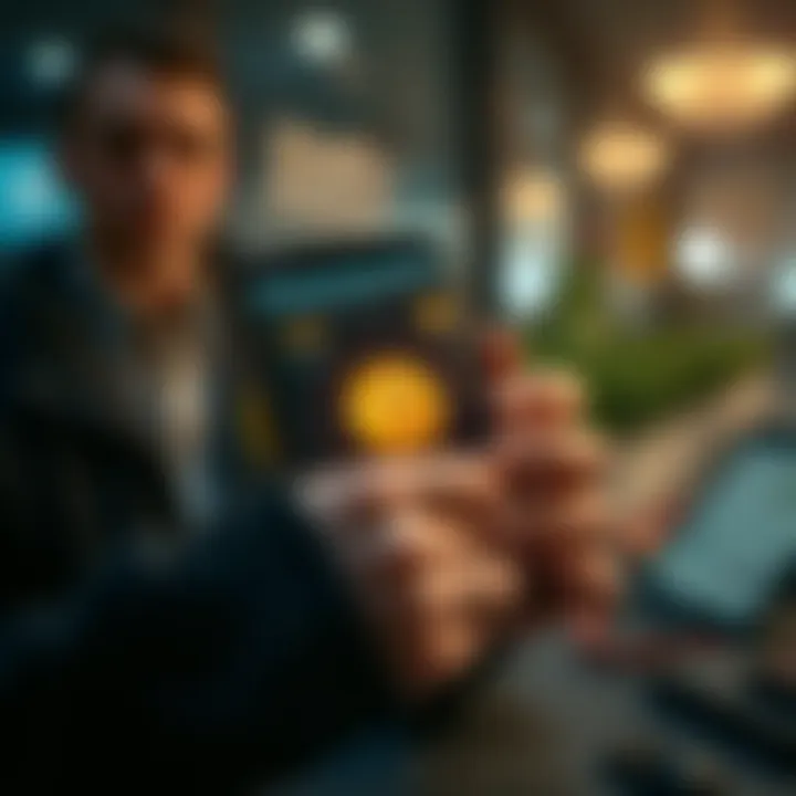 Visual depiction of user interaction with TON Wallet