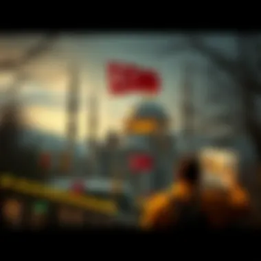 Visual representation of political factors influencing the Turkish economy