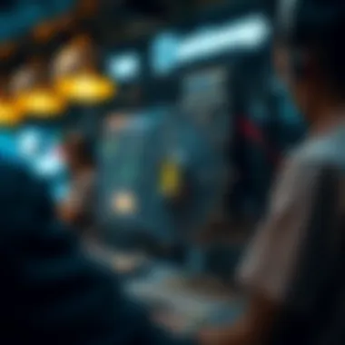 Visual representation of Uniswap's decentralized exchange mechanics