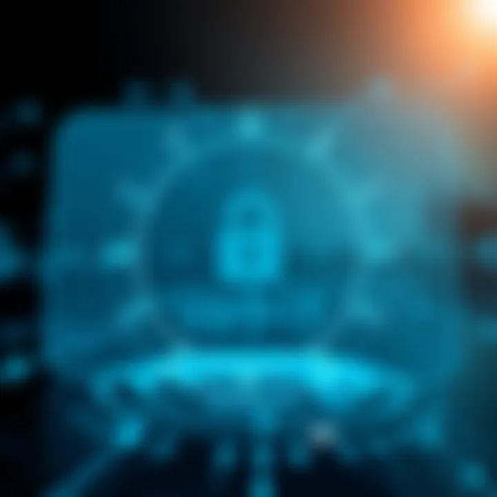 Visual representation of Upbit's security features including encryption and multi-factor authentication