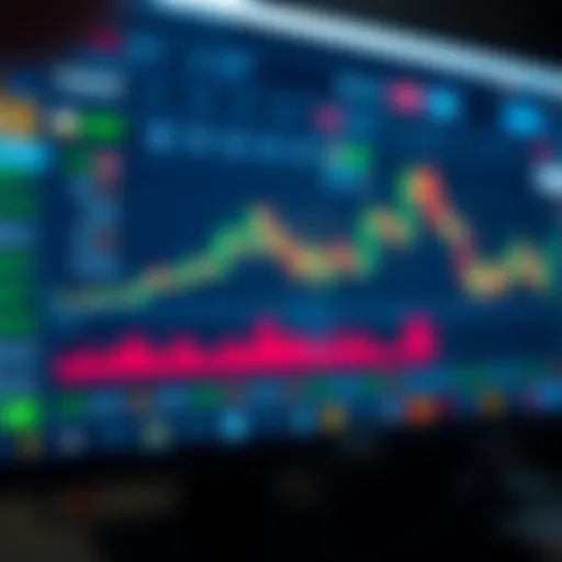 A detailed overview of Upbit's trading interface showcasing various cryptocurrencies