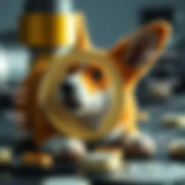 Visual breakdown of the technological features of Wales Corgi Coin