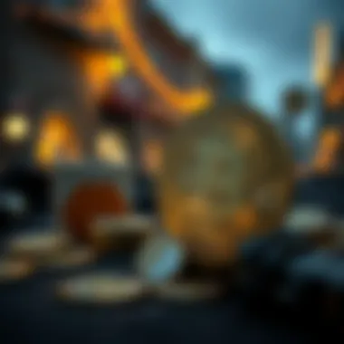 Symbolizing investment strategies in digital currencies